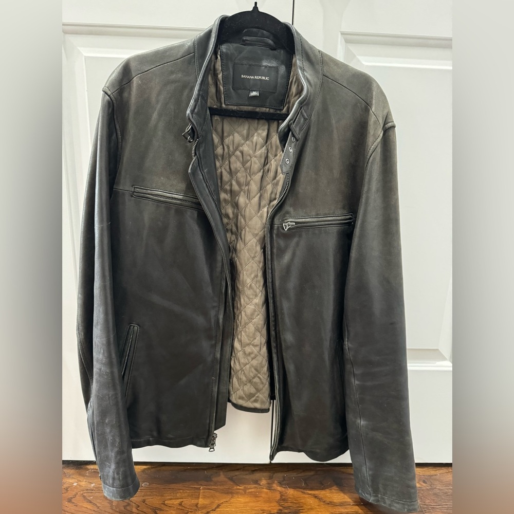 Banana Republic leather jacket